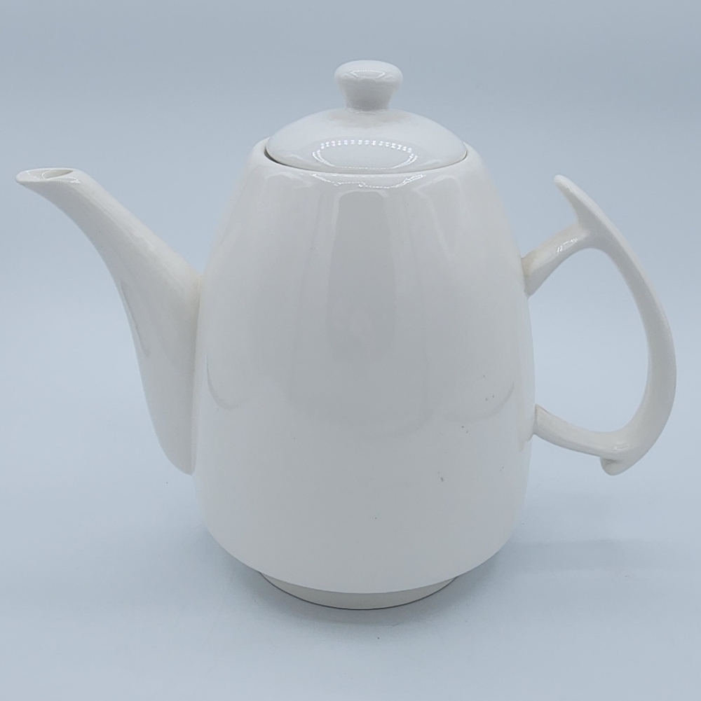 White Porcelain Teapot #2858